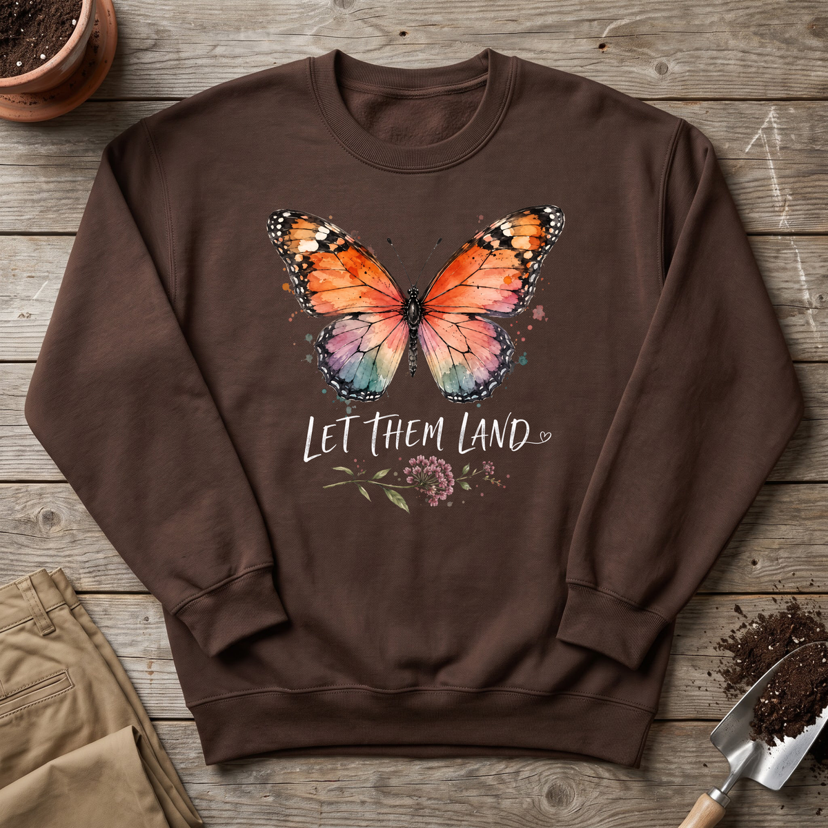 Let Them Land Sweatshirt