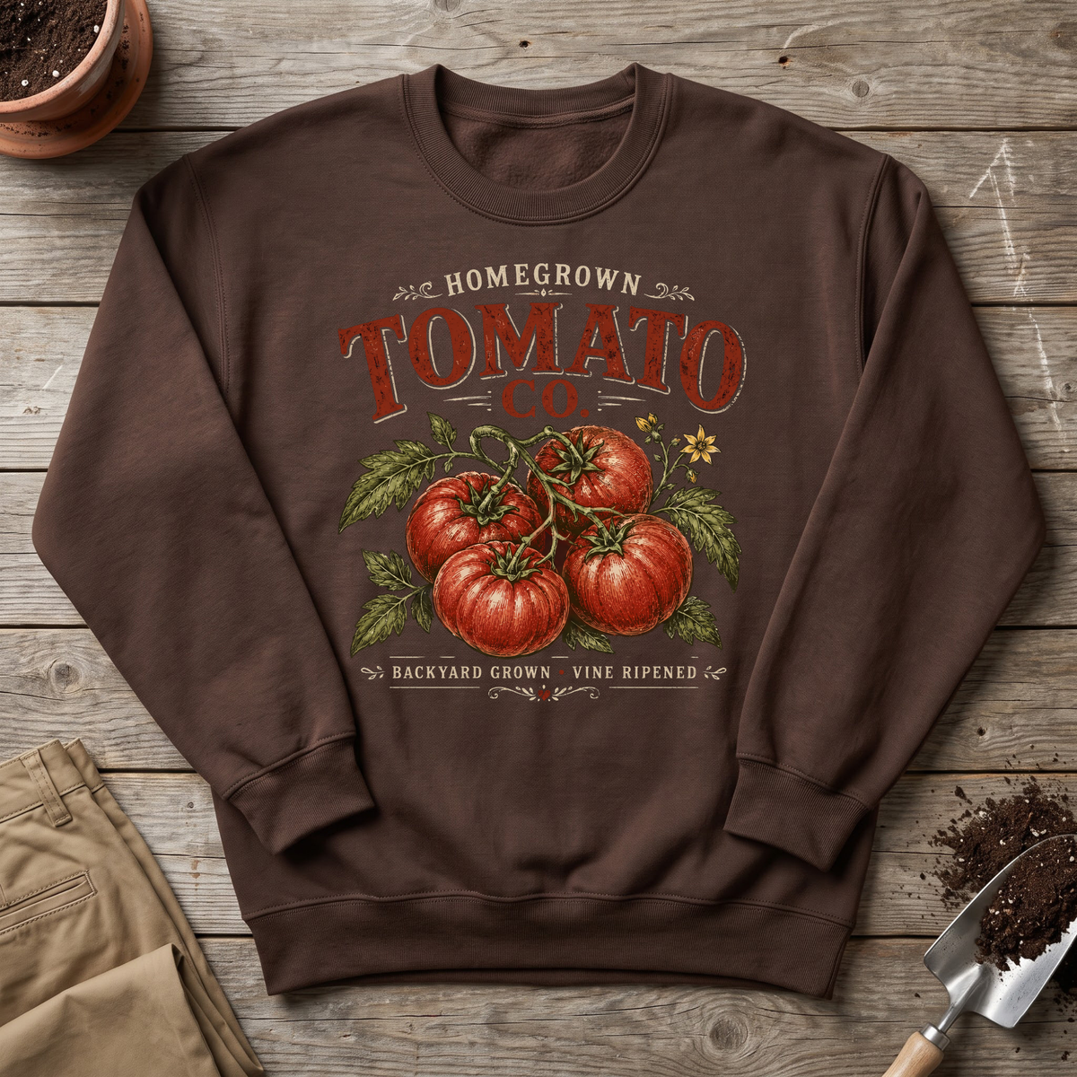 Backyard Tomatoes Sweatshirt