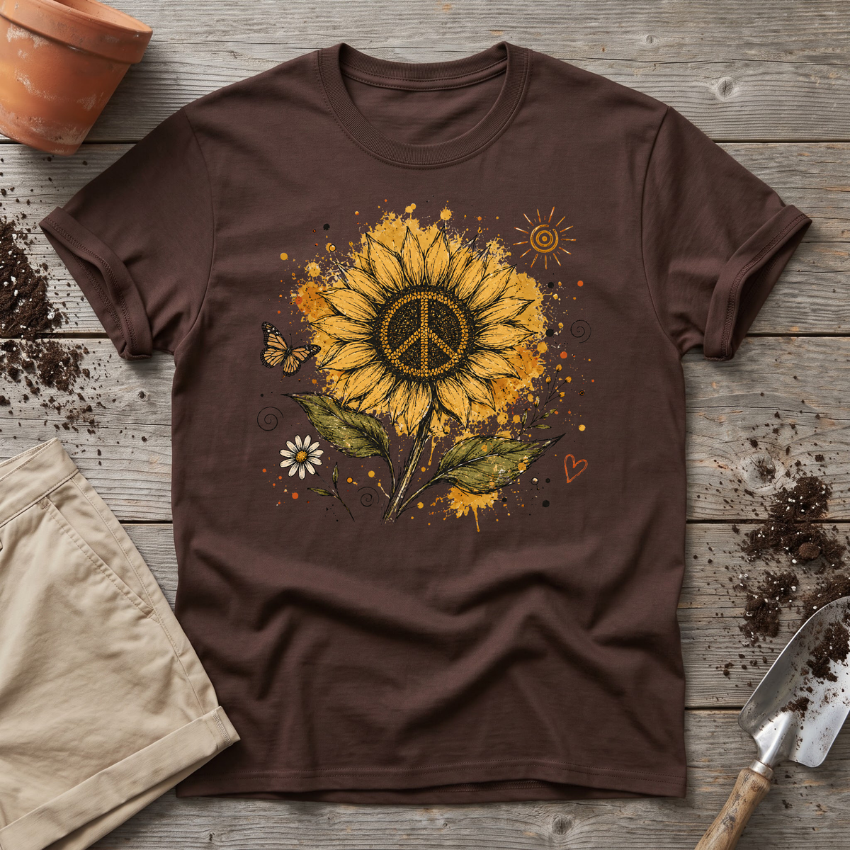 Sunflower Peace T-Shirt