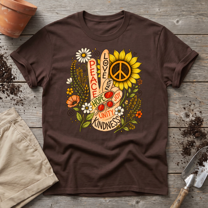 Flower Power Peace T-Shirt
