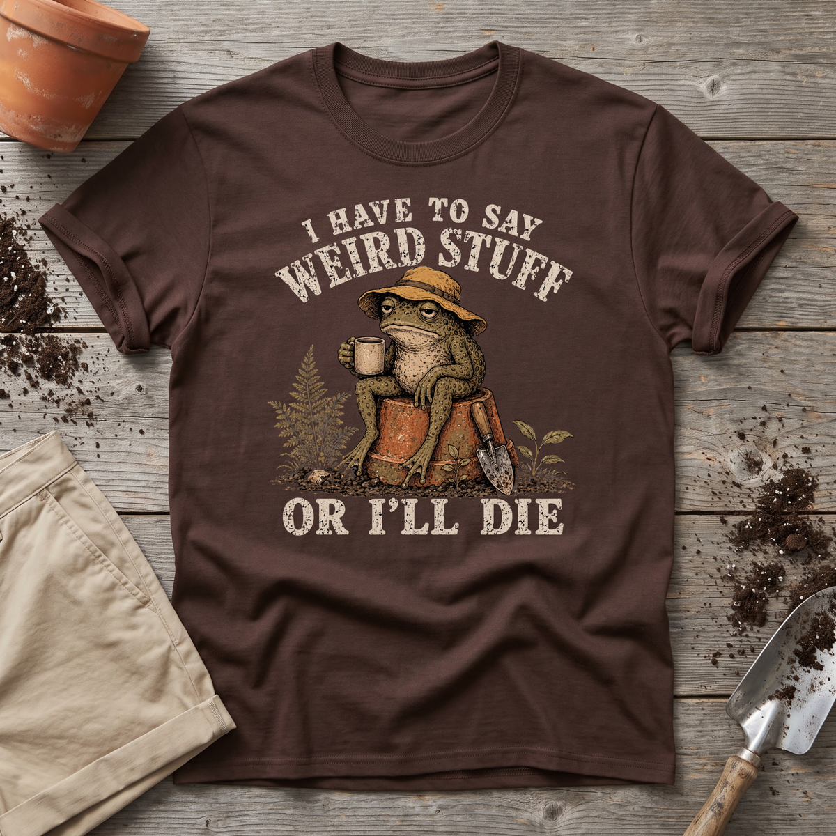 Weird Garden Toad T-Shirt