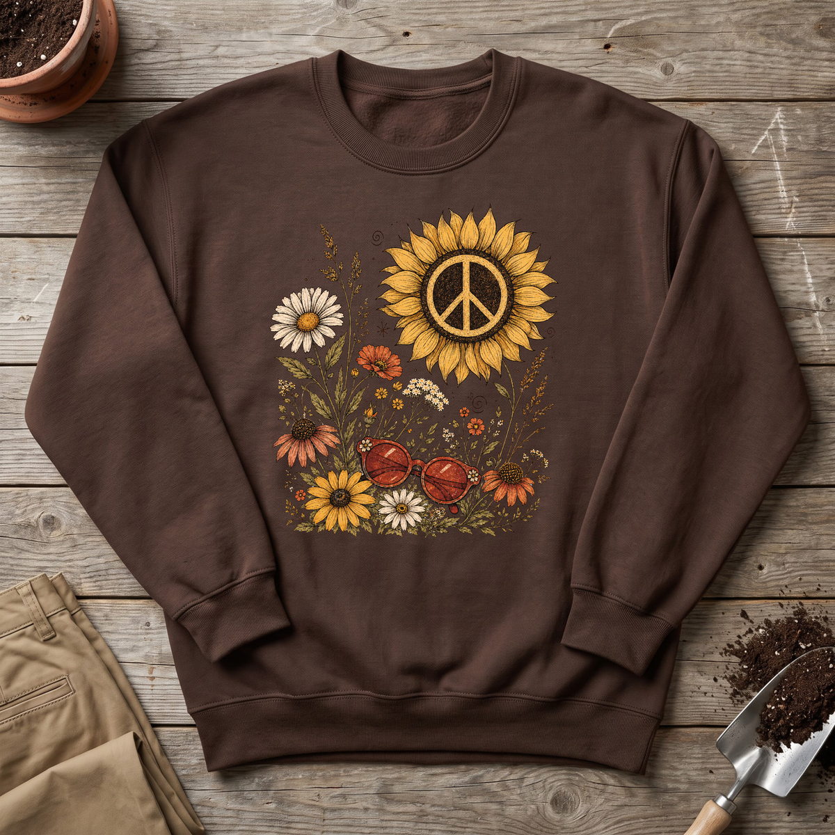 Sunflower Peace Sweatshirt