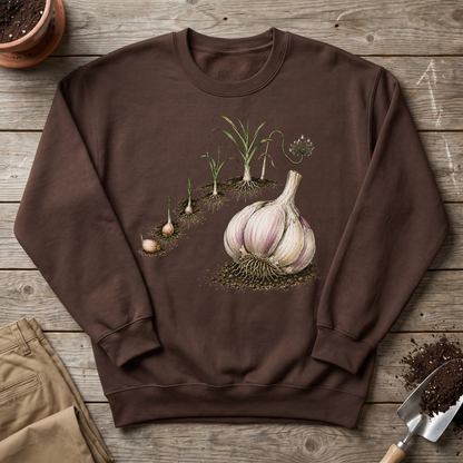 Garlic Growing Cycle Sweatshirt