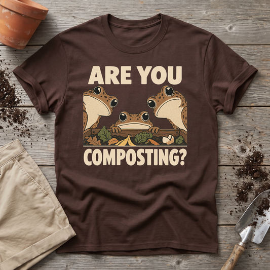 Are You Composting Frog T-Shirt