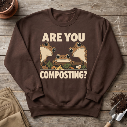 Are You Composting Frog Sweatshirt