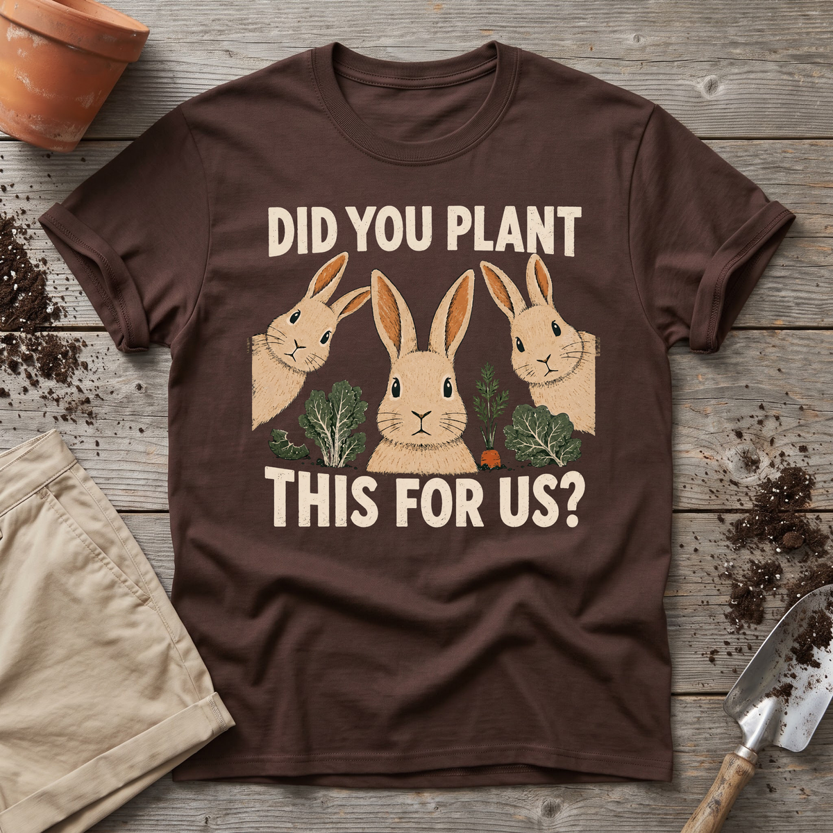 Rabbit Garden Raid T-Shirt