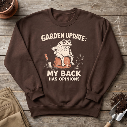 Gardening Back Pain Sweatshirt