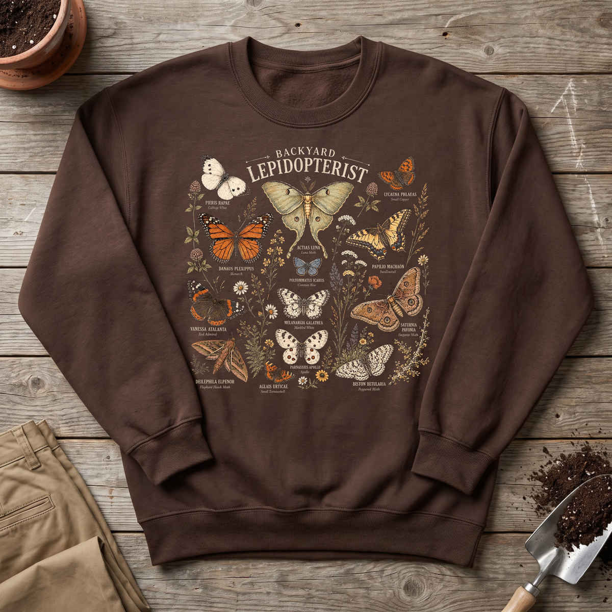 Backyard Lepidopterist Sweatshirt
