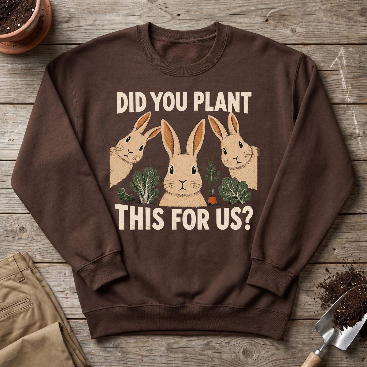 Rabbit Garden Raid Sweatshirt