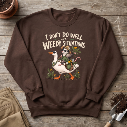 Weedy Situations Garden Sweatshirt