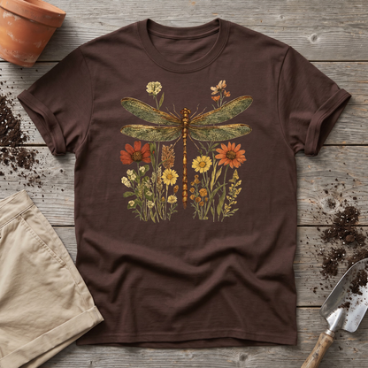 Dragonfly Wildflowers T‑Shirt