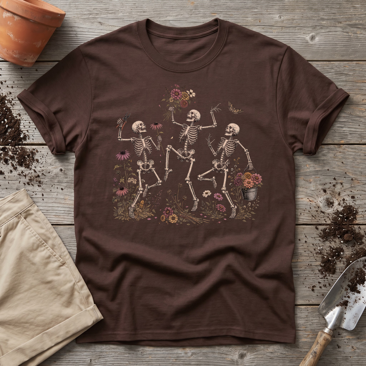 Skeleton Gardeners T-Shirt