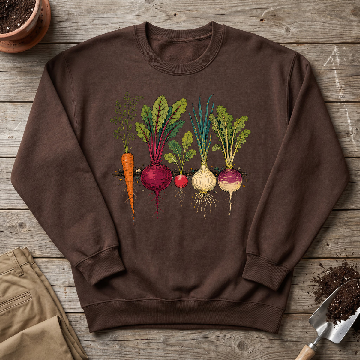 Root Vegetable Garden Sweatshirt