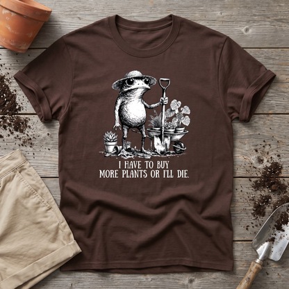 Funny Frog Plant Lover T-Shirt