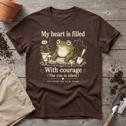 Garden Courage Frog T-Shirt