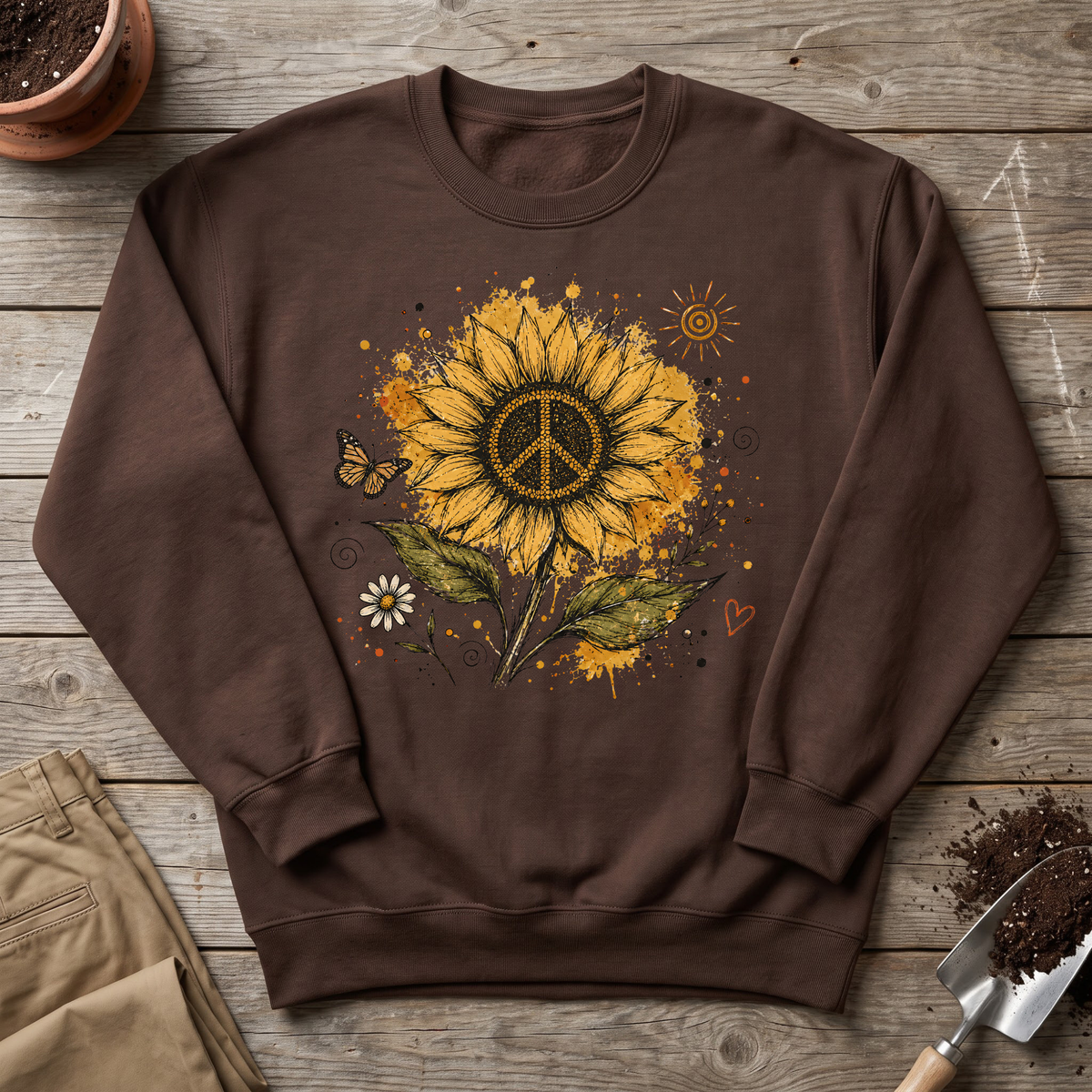 Sunflower Peace Sweatshirt
