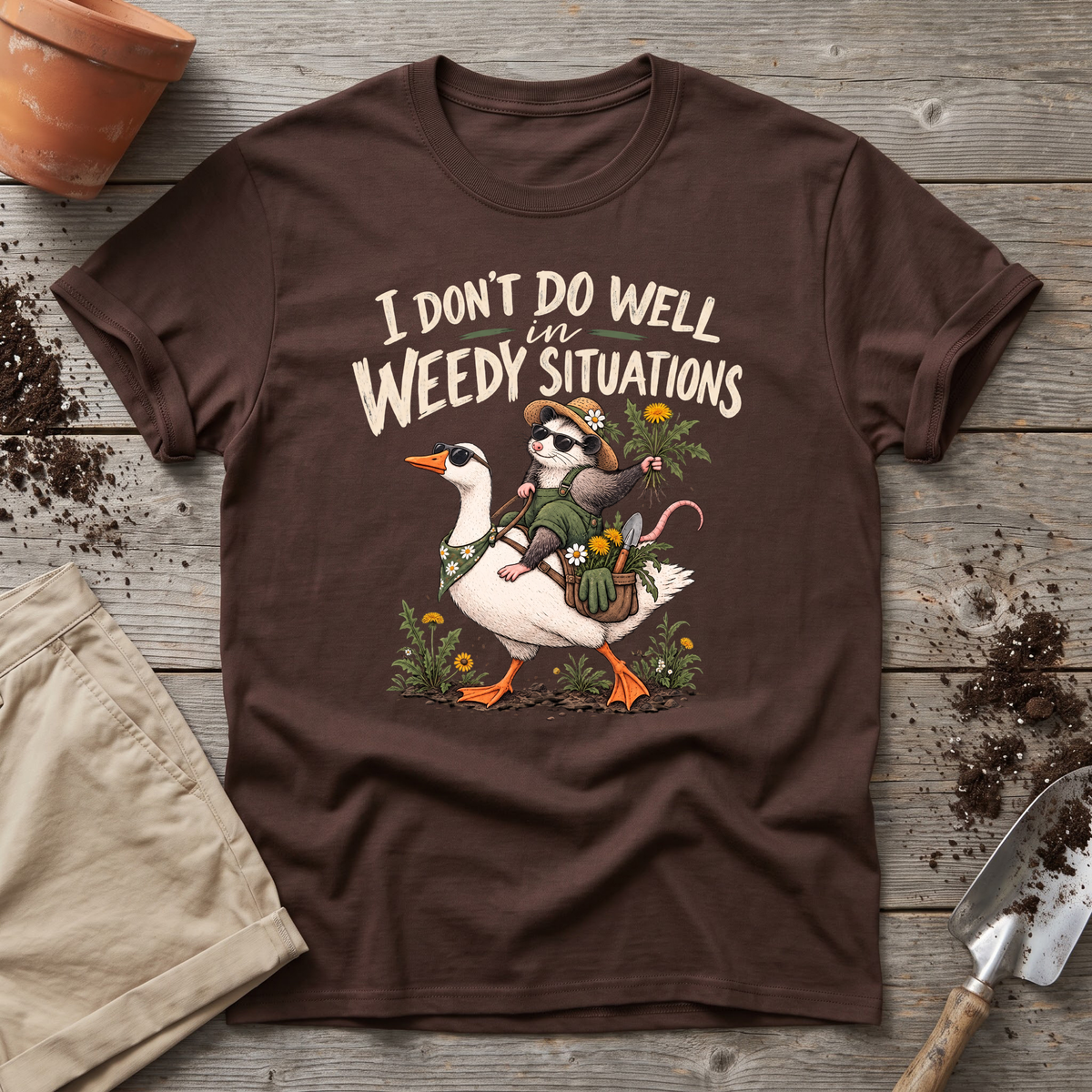 Weedy Situations Garden T-Shirt