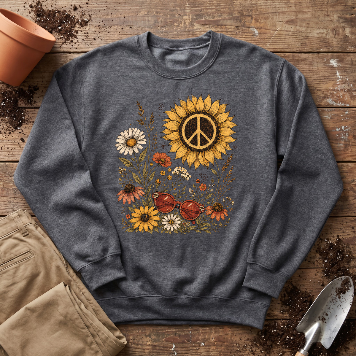 Sunflower Peace Sweatshirt