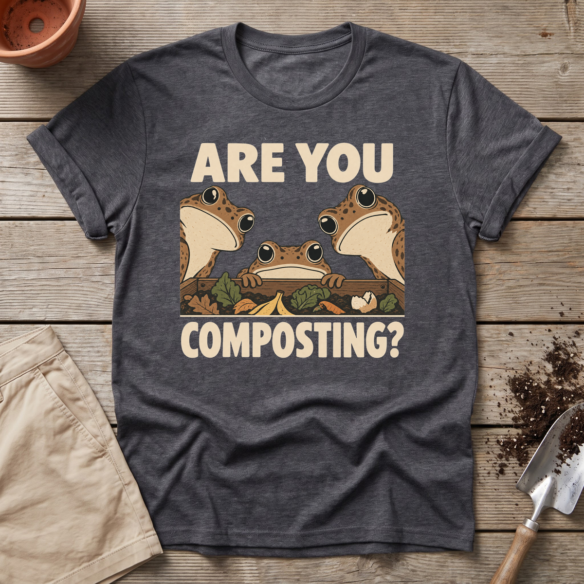 Are You Composting Frog T-Shirt