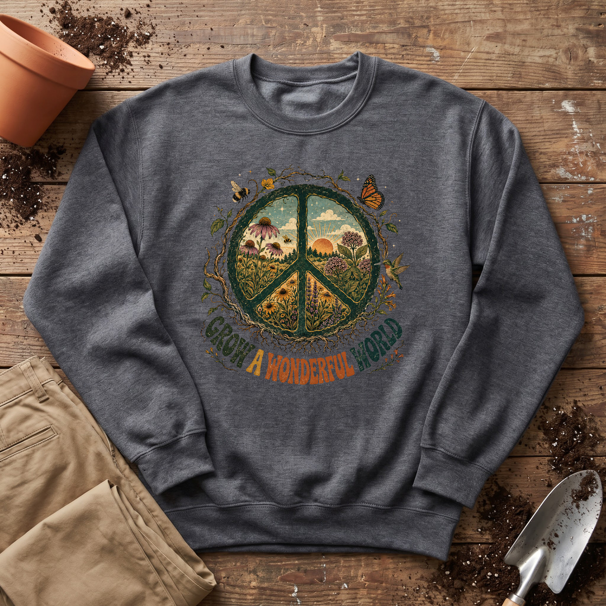 Grow A Wonderful World Sweatshirt