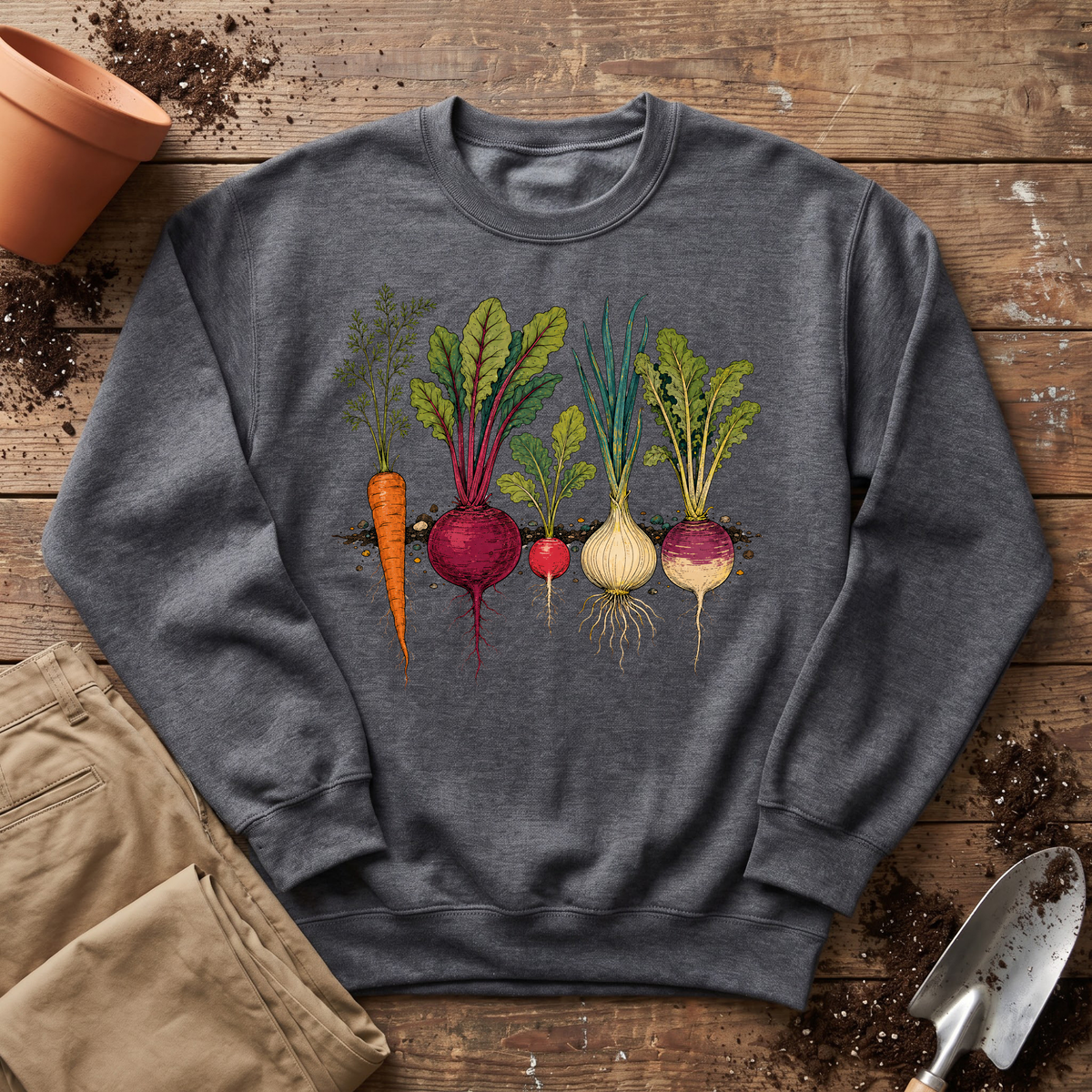 Root Vegetable Garden Sweatshirt