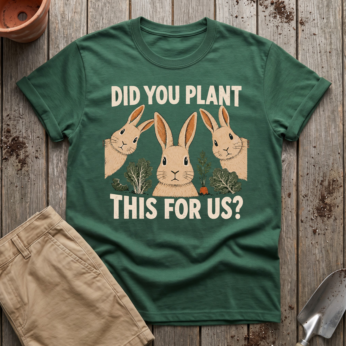 Rabbit Garden Raid T-Shirt