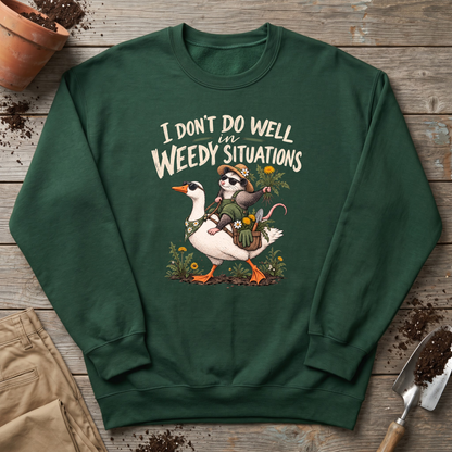 Weedy Situations Garden Sweatshirt
