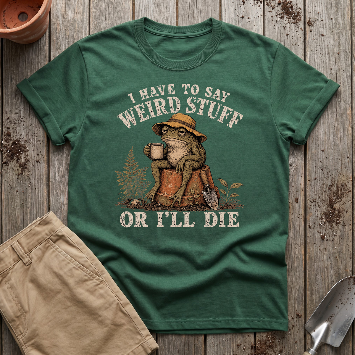 Weird Garden Toad T-Shirt