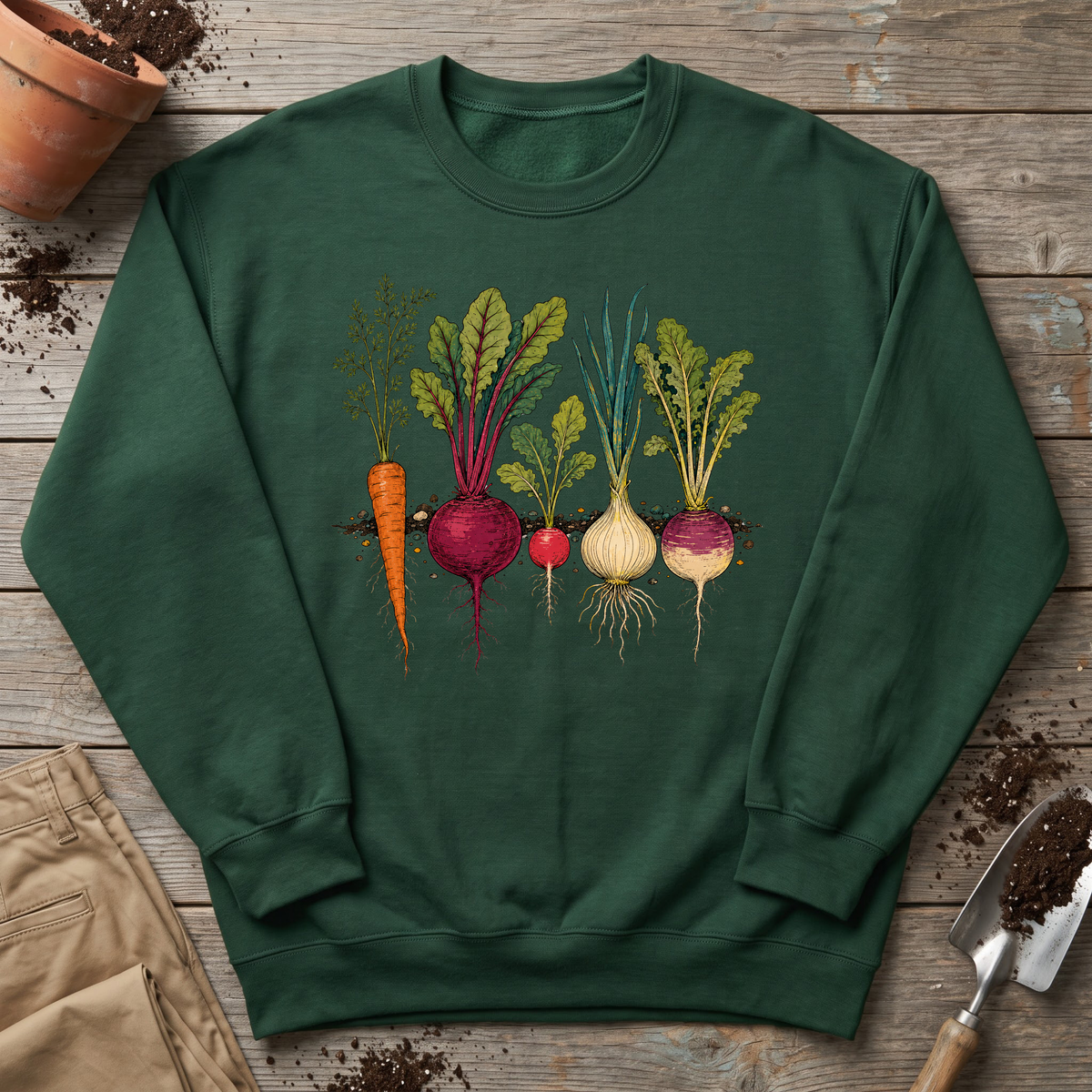 Root Vegetable Garden Sweatshirt