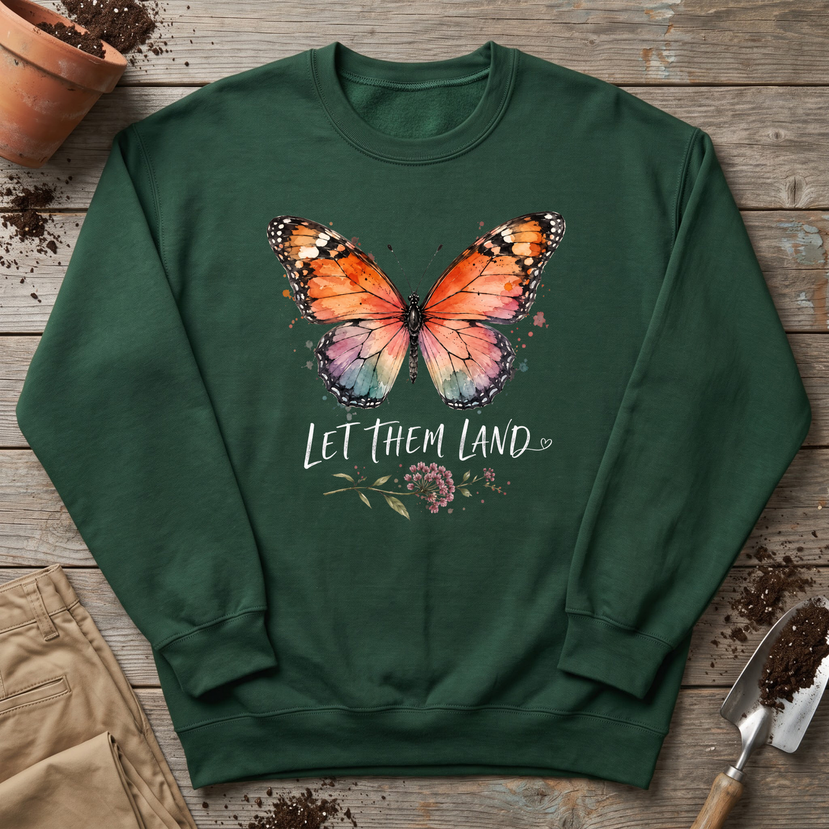 Let Them Land Sweatshirt