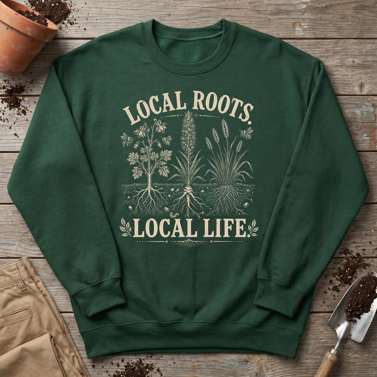 Local Roots Native Garden Sweatshirt