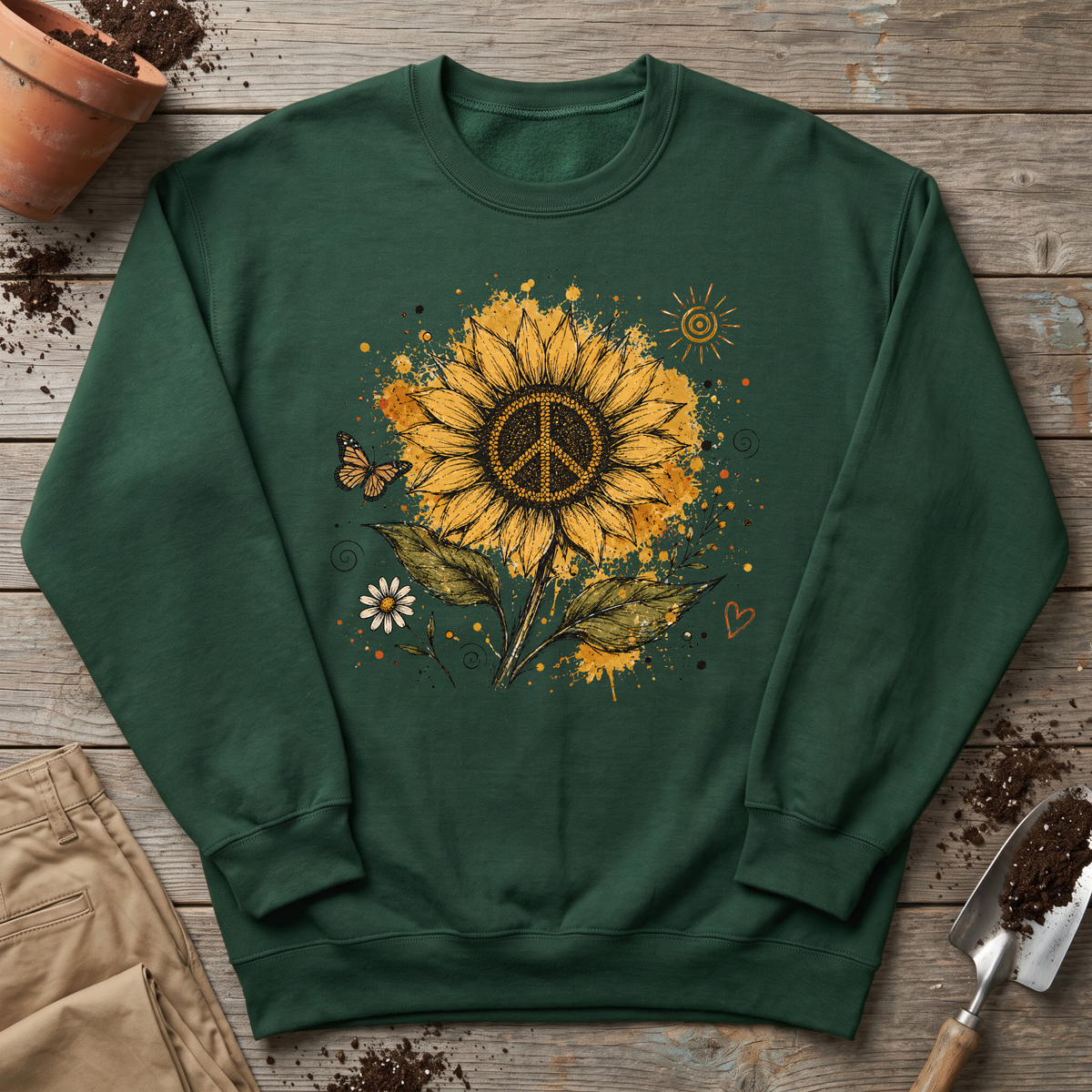 Sunflower Peace Sweatshirt