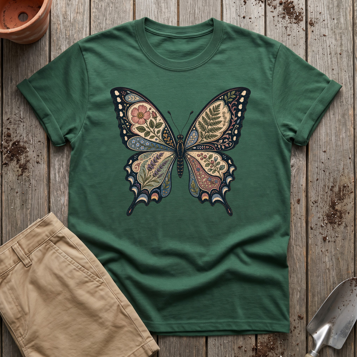 Botanical Butterfly T-Shirt