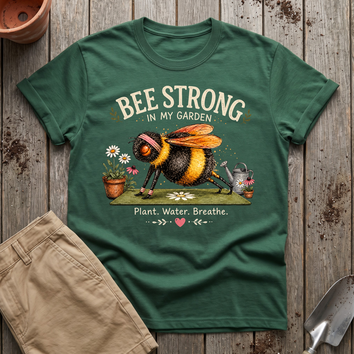 Bee Strong Garden T-Shirt