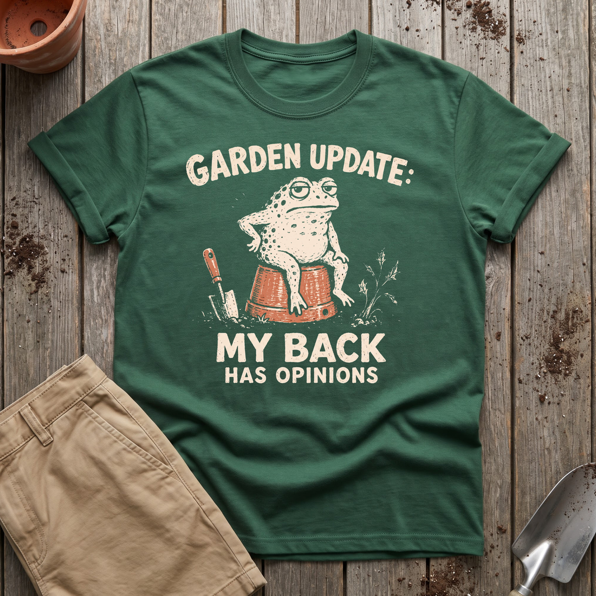 Gardening Back Pain T-Shirt