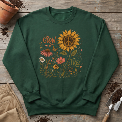 Grow Free Wildflowers Sweatshirt