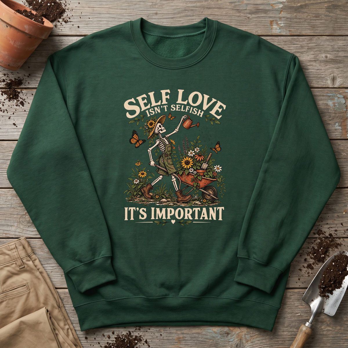 Garden Self Care Sweatshirt
