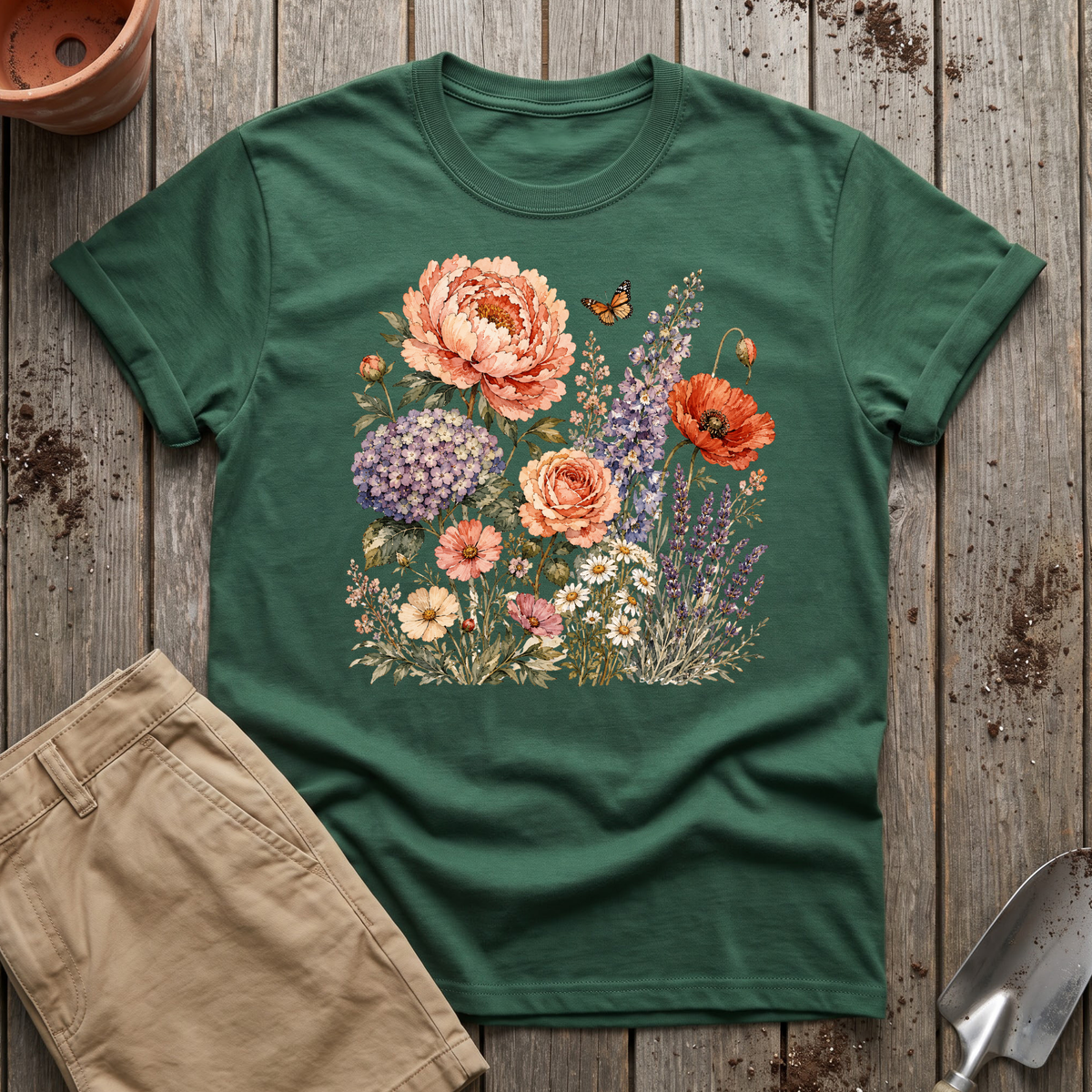 Vintage Garden Bouquet T-Shirt
