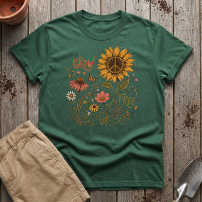 Grow Free Wildflowers T-Shirt