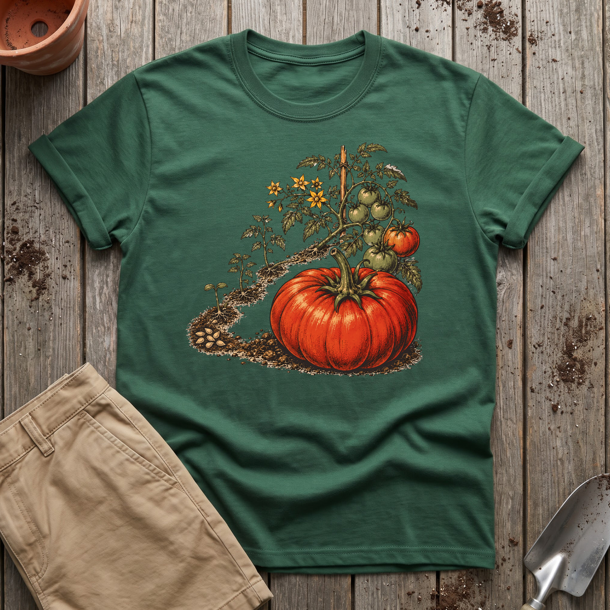 Tomato Growing Cycle T-Shirt