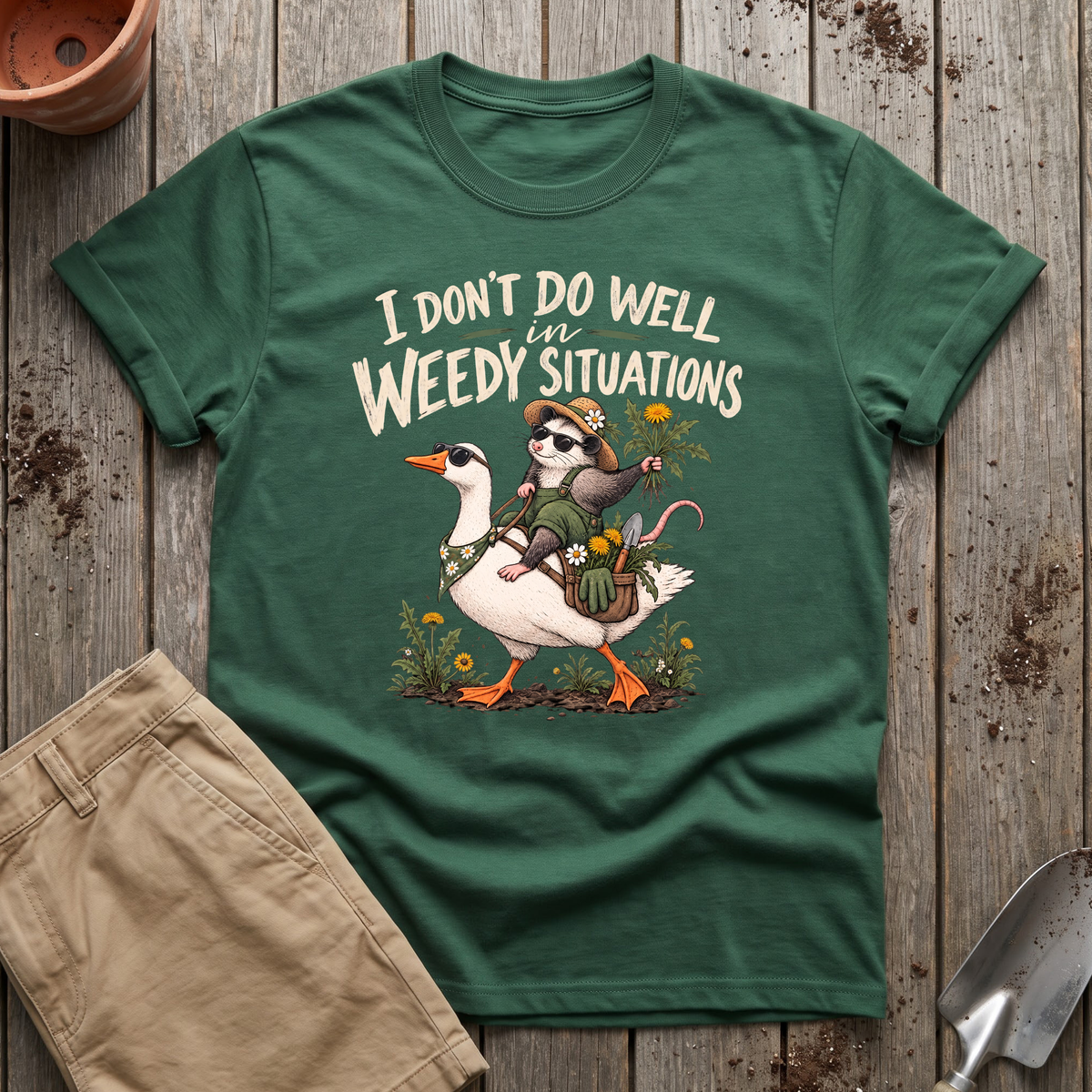 Weedy Situations Garden T-Shirt