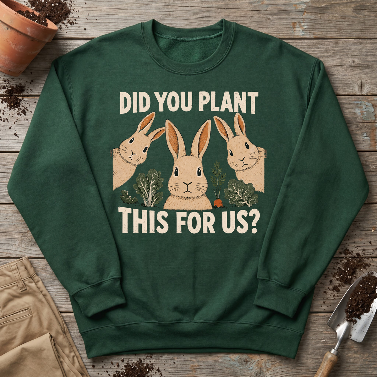 Rabbit Garden Raid Sweatshirt