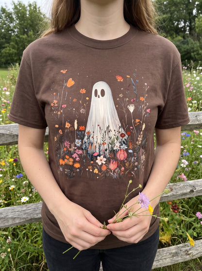 Ghost In The Wildflower Garden T-Shirt