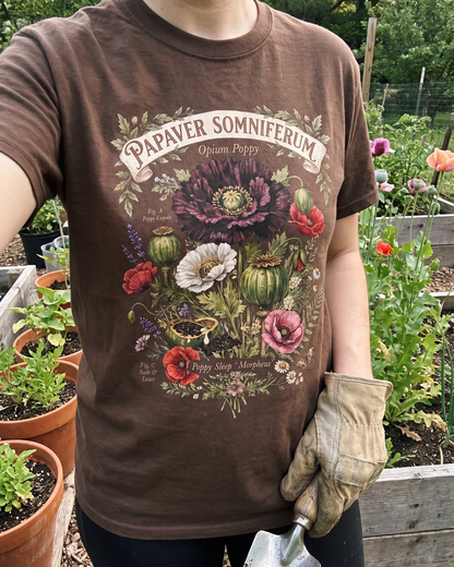 Papaver Somniferum Opium Poppy T-Shirt
