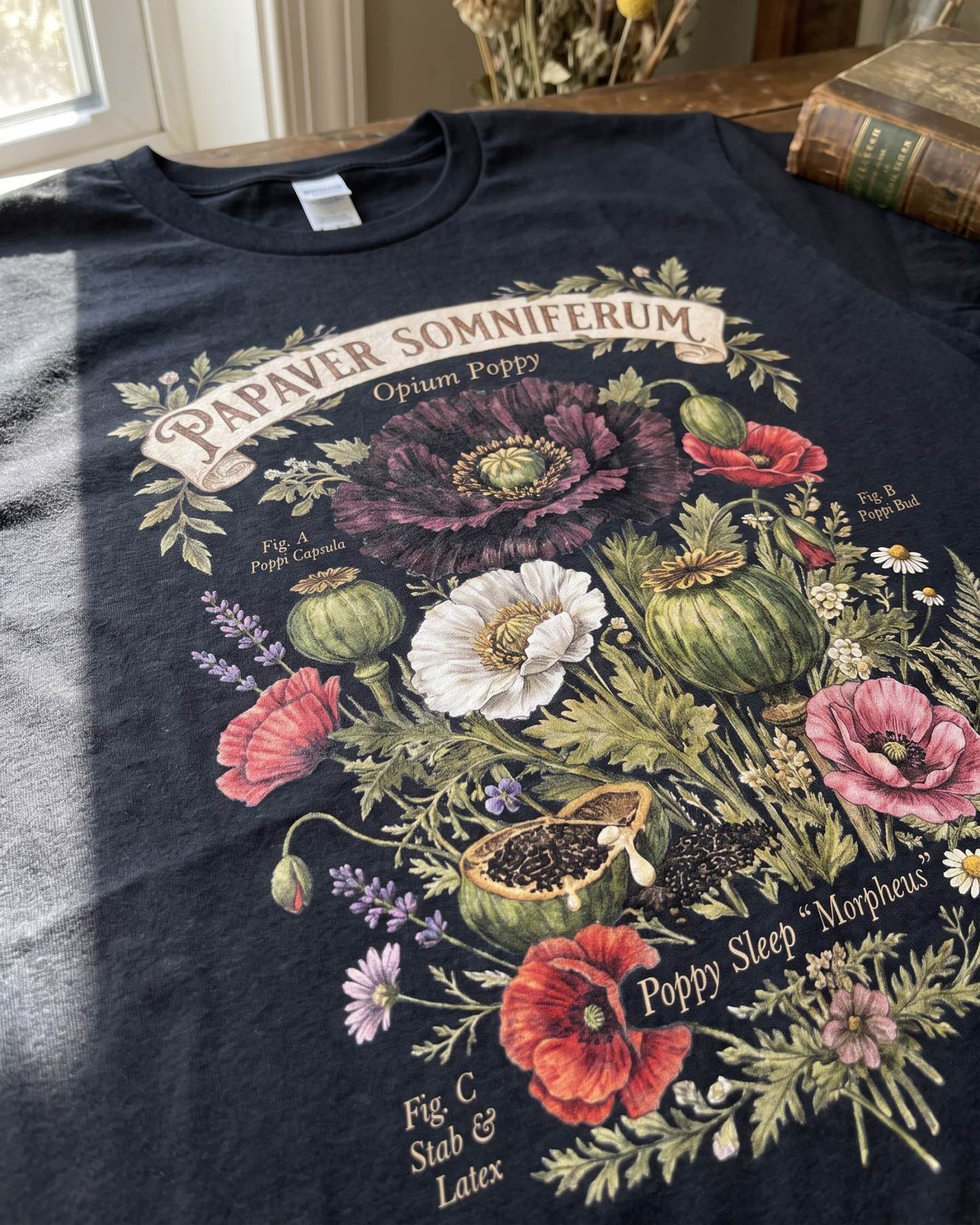 Papaver Somniferum Opium Poppy T-Shirt