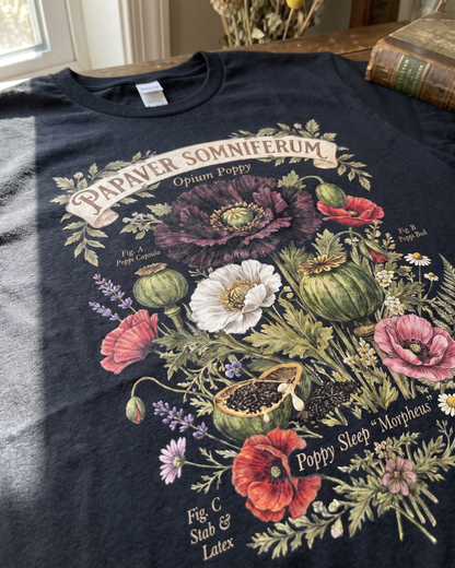 Papaver Somniferum Opium Poppy T-Shirt