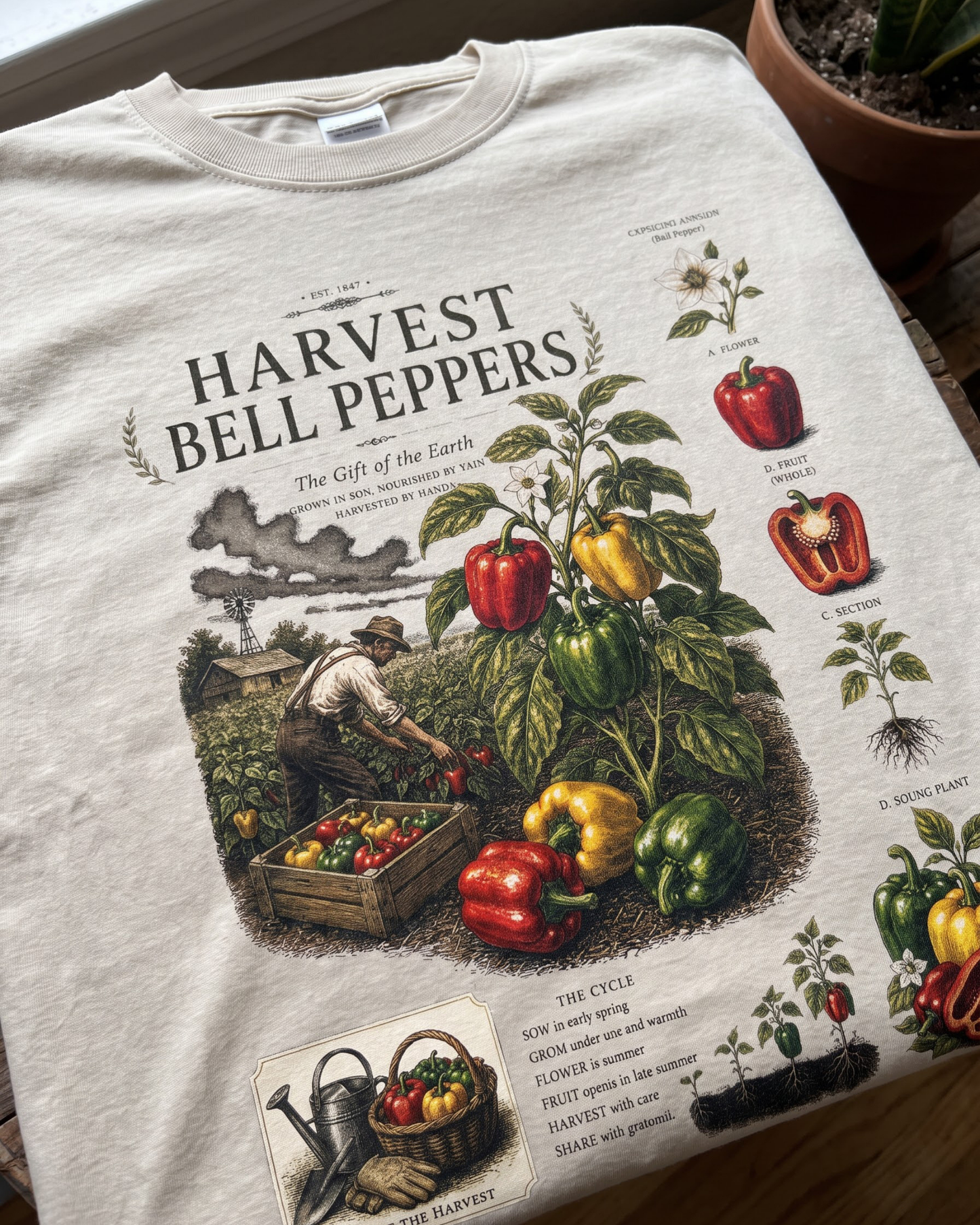 Harvest Bell Peppers T-Shirt