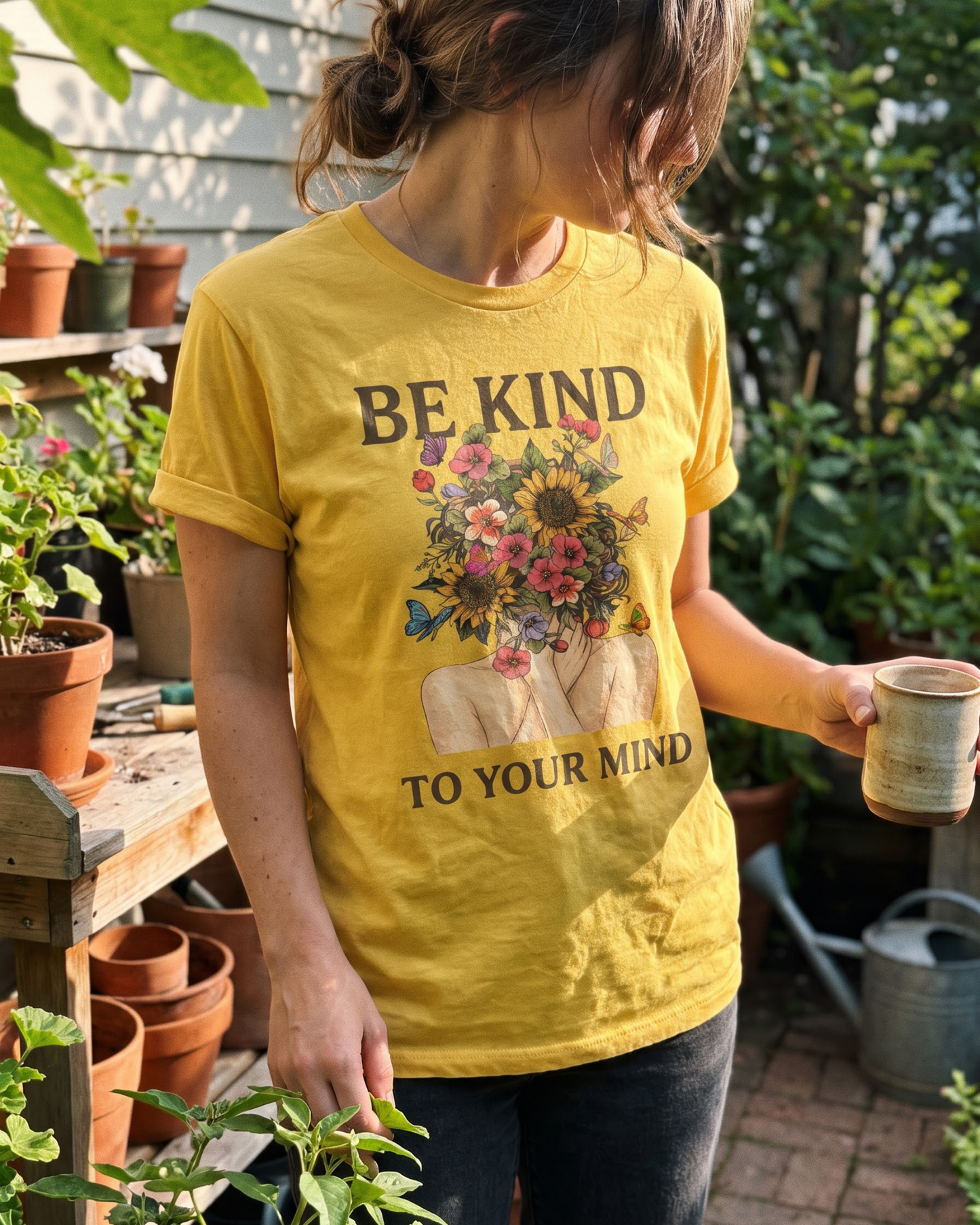 Be Kind To Your Mind Floral T-Shirt