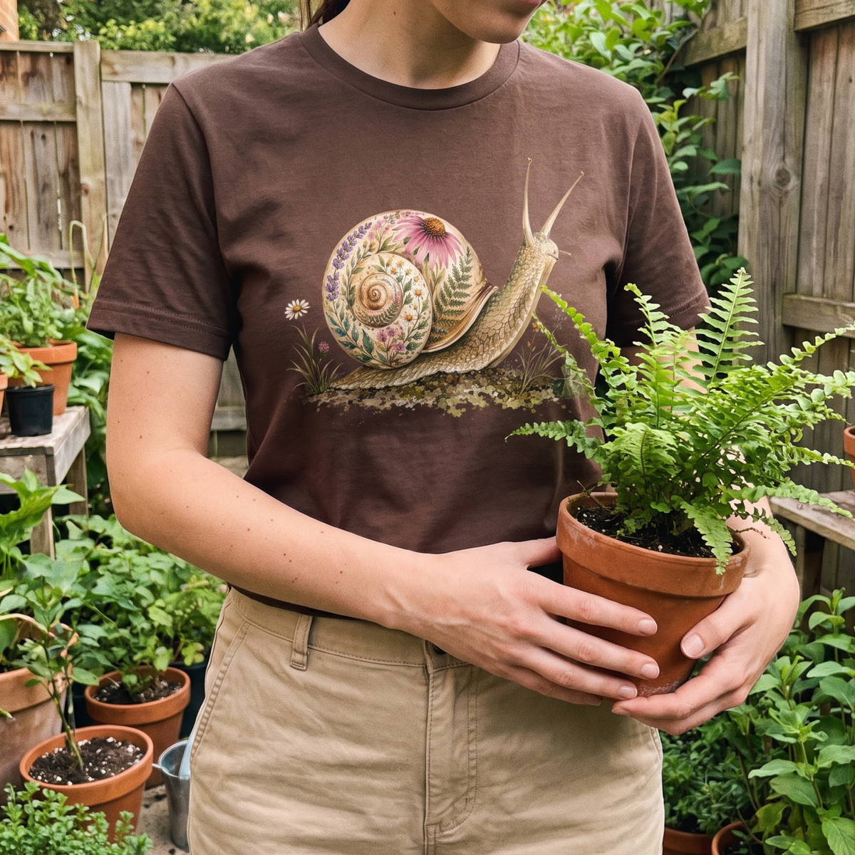 Botanical Garden Snail T-Shirt