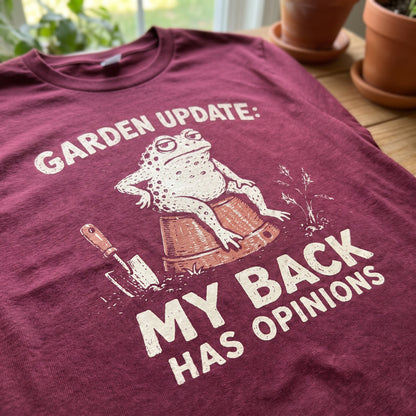 Gardening Back Pain T-Shirt